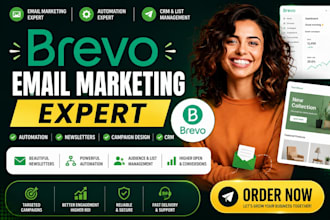 brevo email marketing expert, brevo automation newsletters campaign design crm