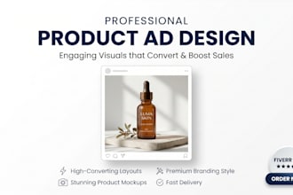 design high converting product ads for social media