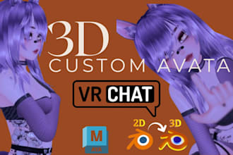 design and rig nsfw and sfw  vrchat avatar