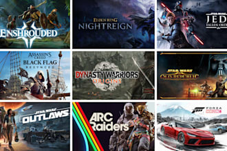 design steam capsule art game banner steam artwork stream and store graphics