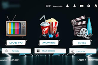 rebrand iptv app with branding, panel setup and full rebrand