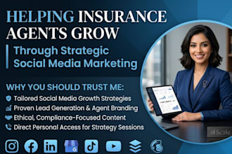 manage social media for insurance agents and grow your brand
