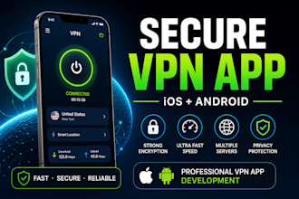 develop a secure VPN app using wireguard or openvpn with subscription system