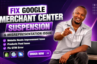 fix google merchant center misrepresentation gmc suspension fix product feed