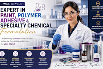develop custom paint polymer and adhesive formulations for your brand