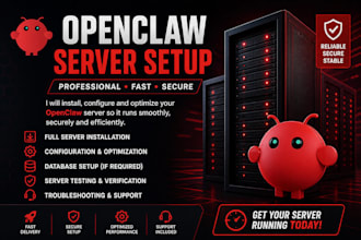 set up openclaw server for you professionally