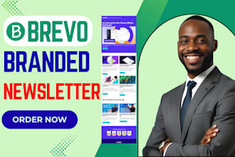 design brevo email newsletter template, do brevo email marketing automation