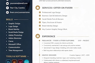 design and write you a proffesional CV, translations, resume