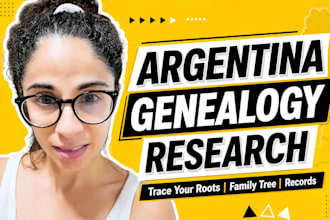 research your family genealogy in argentina