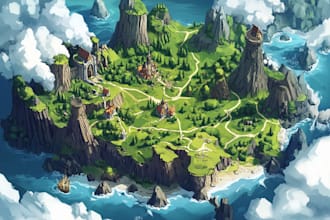 professional fantasy map for your novel
