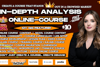 create kajabi course content, thinkific course creation, online course