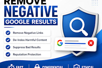remove bad google results deindex negative links delete news, articles, mugshot