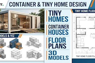 design tiny home container house designs floor plans 3d models modular plan