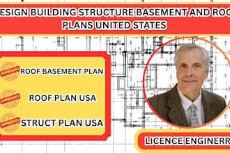 design building structure basement and roof plans united states
