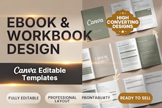 design mordern canva ebook journal design canva ebook design pdf lead magnet