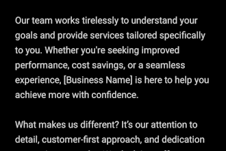 do something really good email copy writer