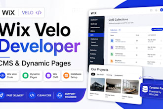 do wix velo code wix cms dynamic pages wix database wix customization