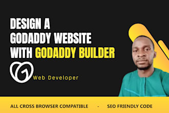 design and redesign godaddy website with godaddy builder