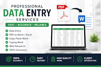 do web reserach data collection and data entry