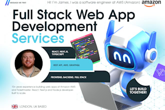 build your react and next js web app as your full stack developer