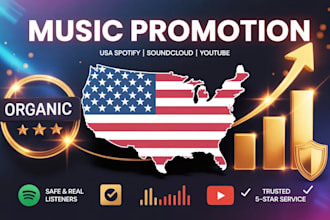 usa soundcloud album music promotion, christian gospel youtube music promotion