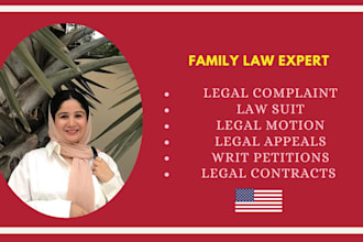 draft legal complaint, lawsuit , legal motion and legal appeals