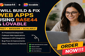 build base44 web app and mobile apps using base44  for your business, base44 app