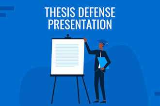 create thesis defense and presentation documents