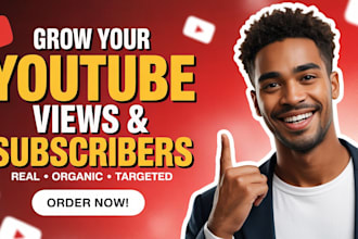 organically promote your youtube channel to grow views and subscribers