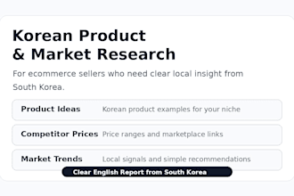 research korean products and market trends for your ecommerce business