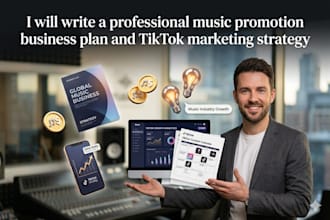 develop a professional music promotion business plan