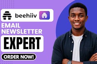 setup beehiiv newsletter beehive landing page email automation beehiiv website