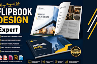 design interactive digital flipbooks for magazines, catalogs, or brochures