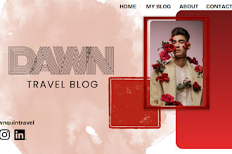 travel blog presentation PDF