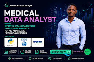 do medical research data analysis and statistical analysis using spss