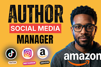 be your book author social media manager, booktok book promoter book promotion