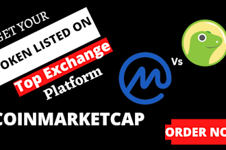 list your coin or token listing on coinmarketcap and coingecko