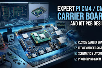 build raspberry pi cm4 cm5 io board, carrier board and schematic design