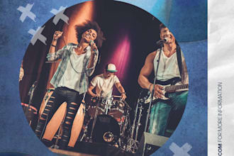 create an eye catching event flyer for parties, concert and promotions