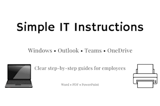 simple IT instructions for employees