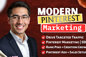 be your pinterest marketing manager SEO pin creation and affiliate ads