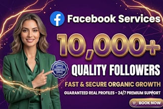 get you 20,000 facebook USA followers high quality service