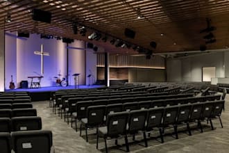 design church interior lighting design 3d modelling and 3d rendering