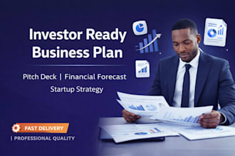write an investor ready business plan and pitch deck for your startup