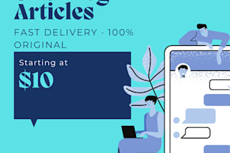 write SEO blog articles and youtube scripts