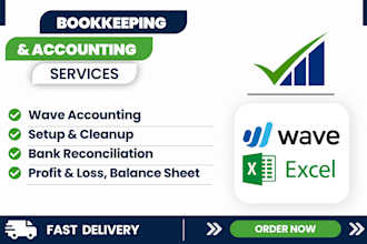 do bookkeeping in wave software with setup and cleanup