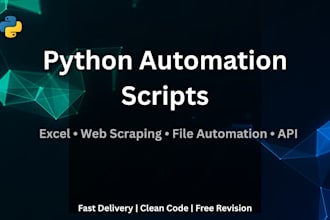 write a python script to automate your repetitive tasks