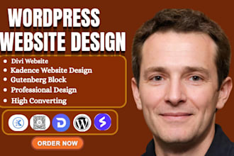 build a fast wordpress website using gutenberg block, kadence, spectra or divi