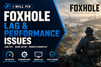 optimize foxhole settings, boost fps, fix lag, improve gameplay