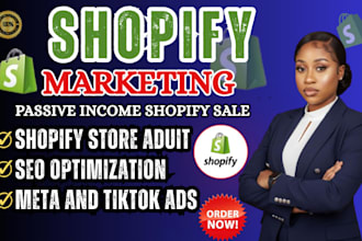 boost shopify sale with shopify store promotion and shopify marketing